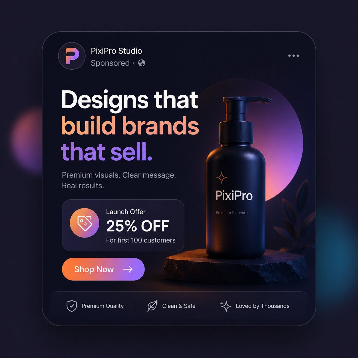 Premium poster creative portfolio sample