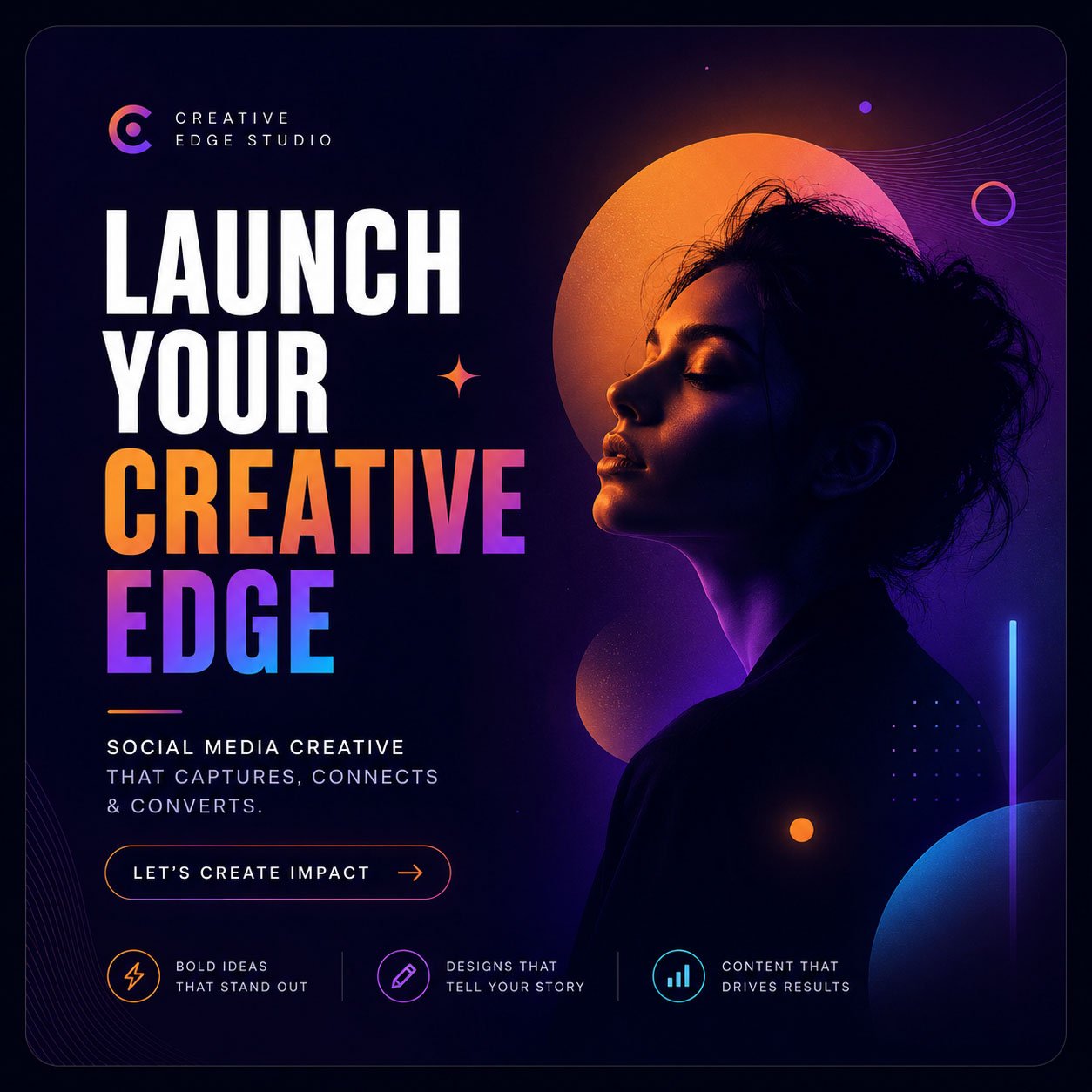 Campaign creative set portfolio sample